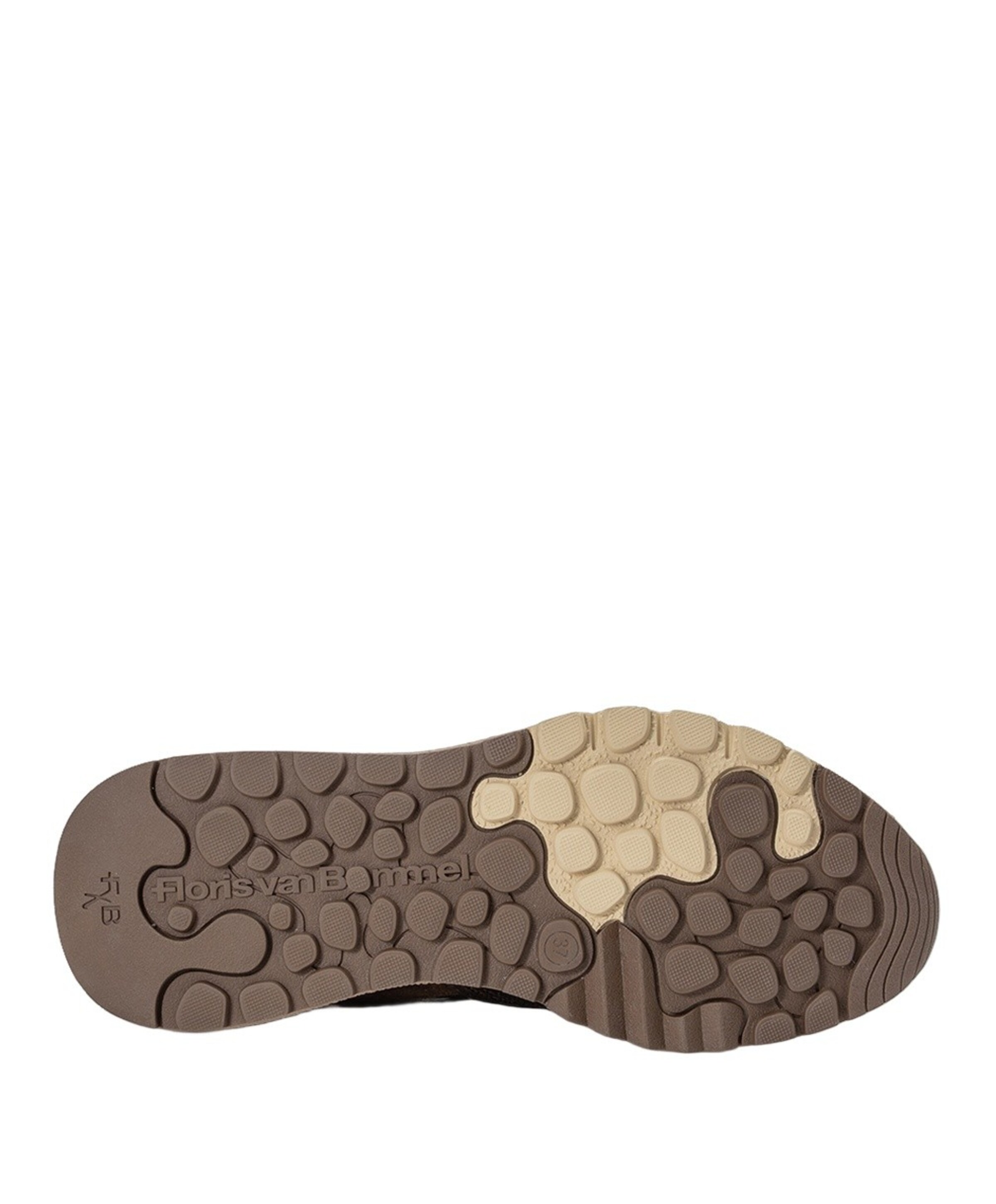 Floris van Bommel dames sneakers bruin