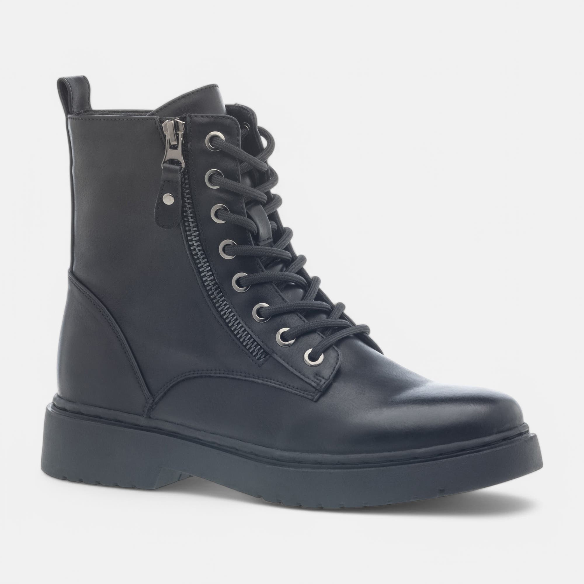 Bottines à lacets Femme noir