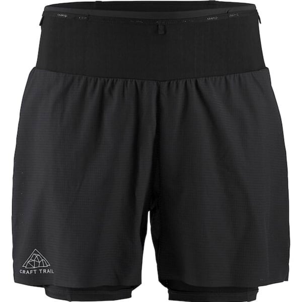 Short running CRAFT PRO TRAIL SHORTS BLACK