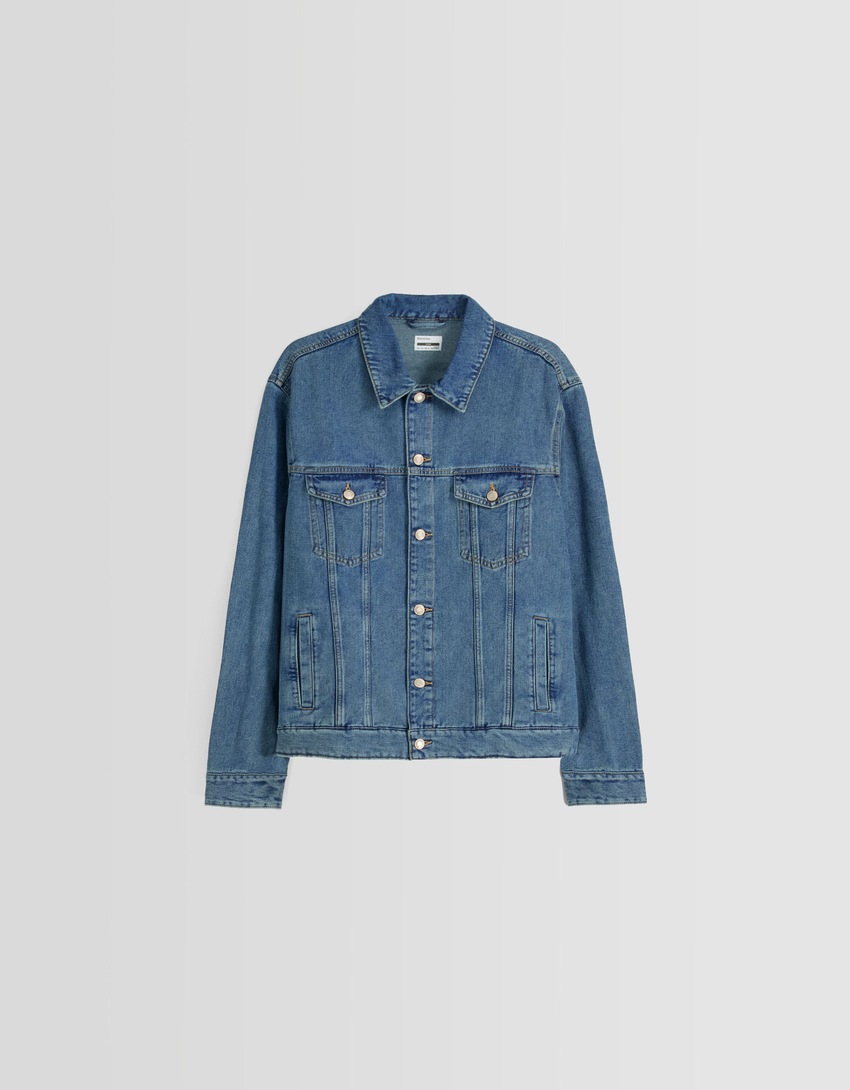 Jaqueta jeans de corte regular