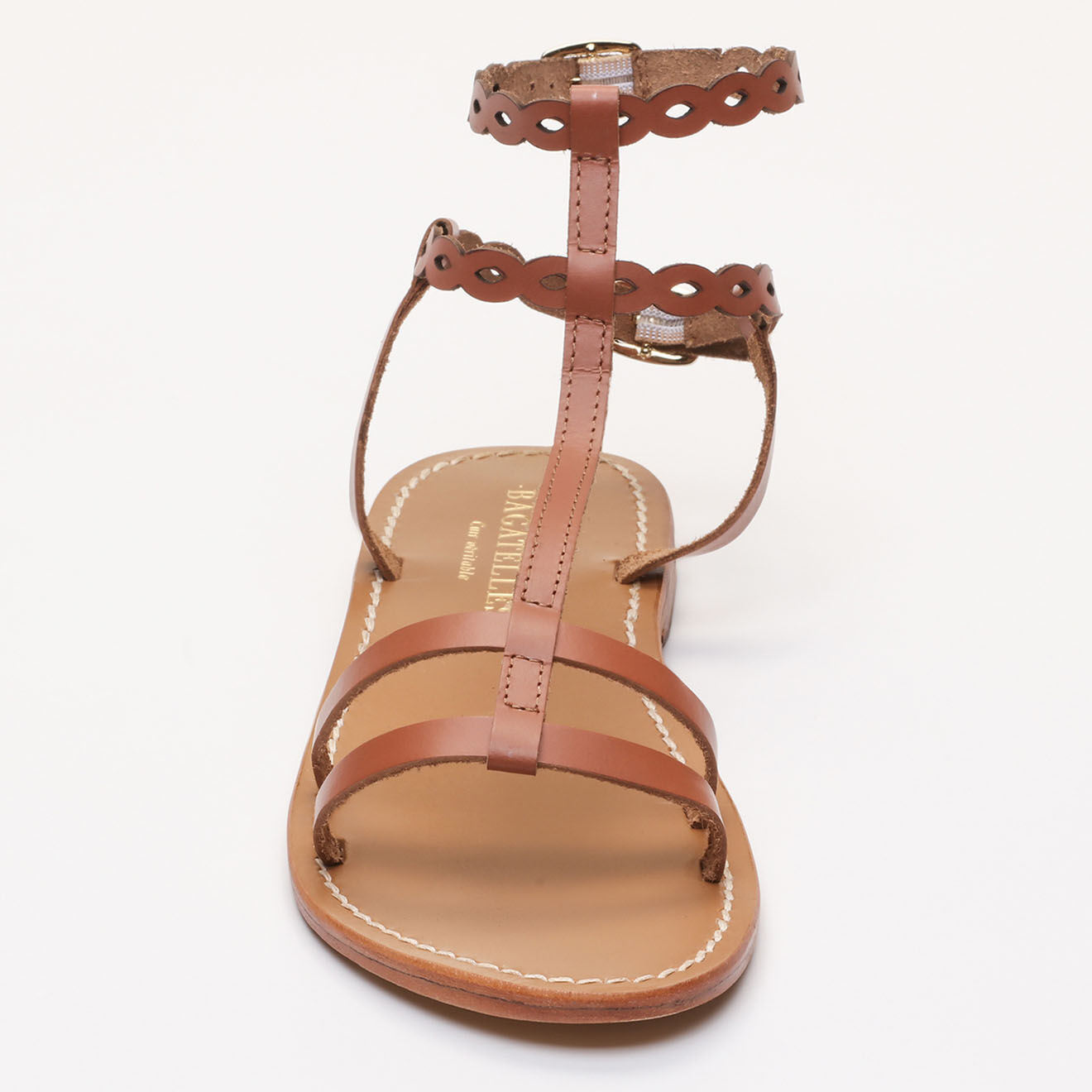 Les Bagatelles Sandales Jessamine marron