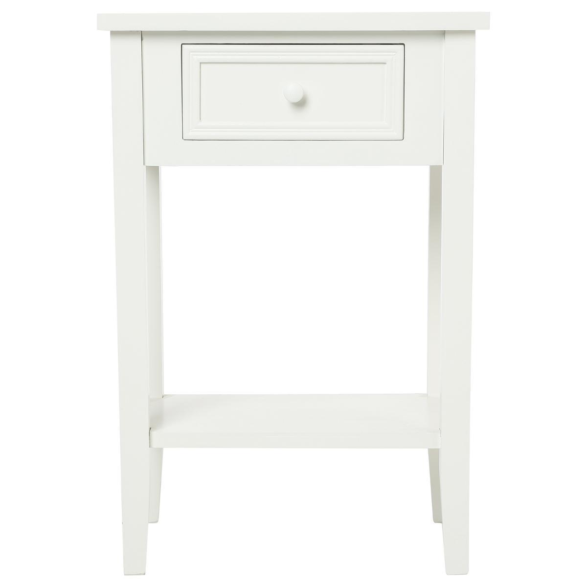 CHEVET 1 TIROIR BLANC CHARME