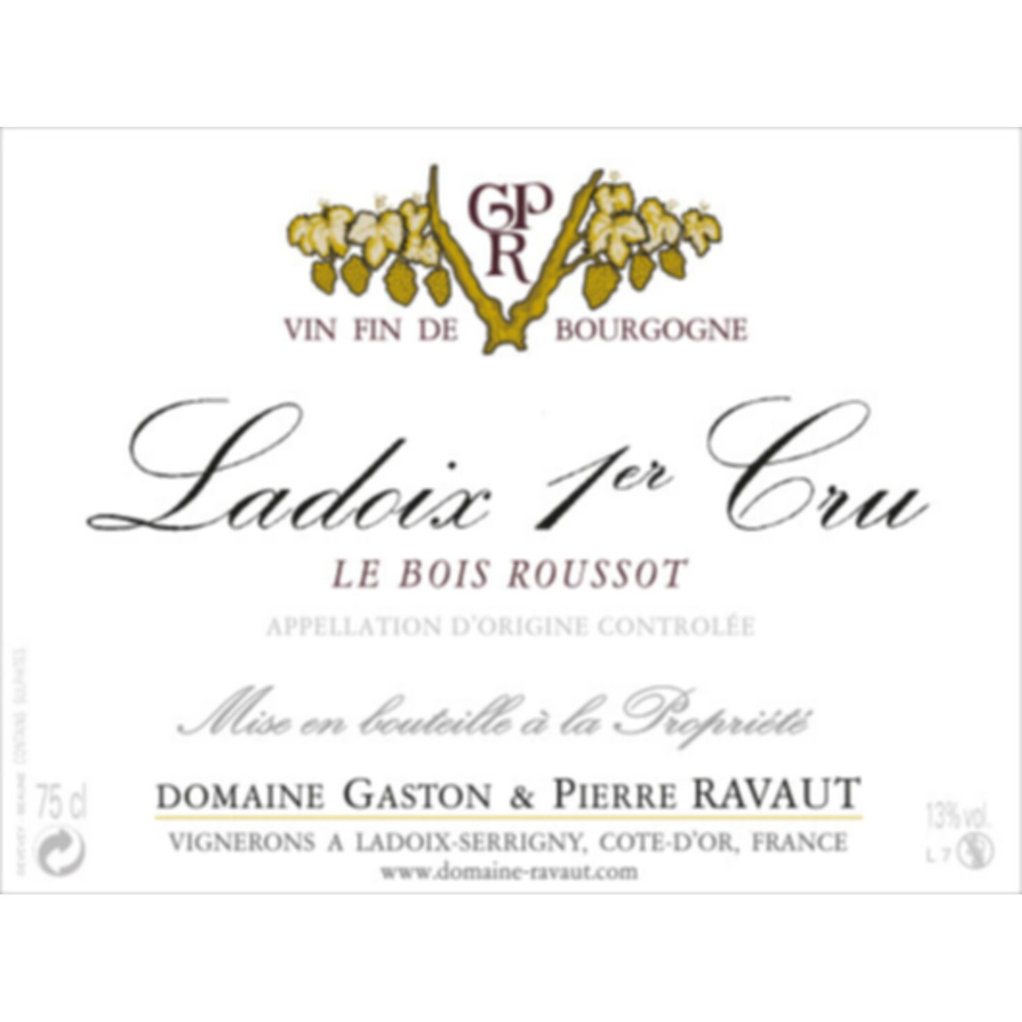 Ladoix 1er Cru Le Bois Roussot 6x 75cl -6x 75cl