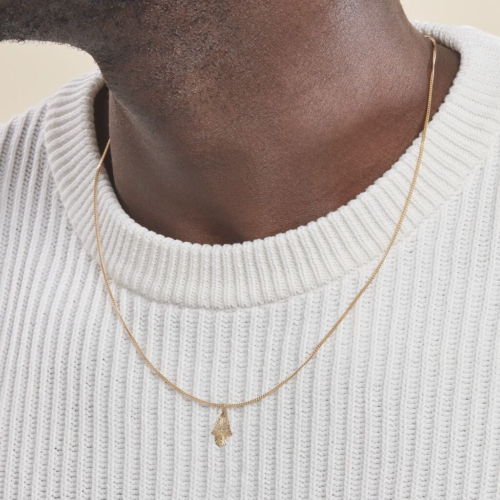 Pendentif Fatima Or Jaune