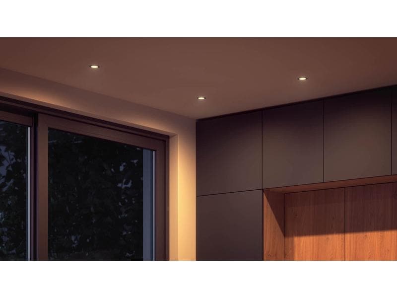Philips Hue Leuchtmittel White Ambiance MR16 Doppelpack 400 Smartes Spot-Leuchtmittel für Leuchten mit GU5.3 Sockel