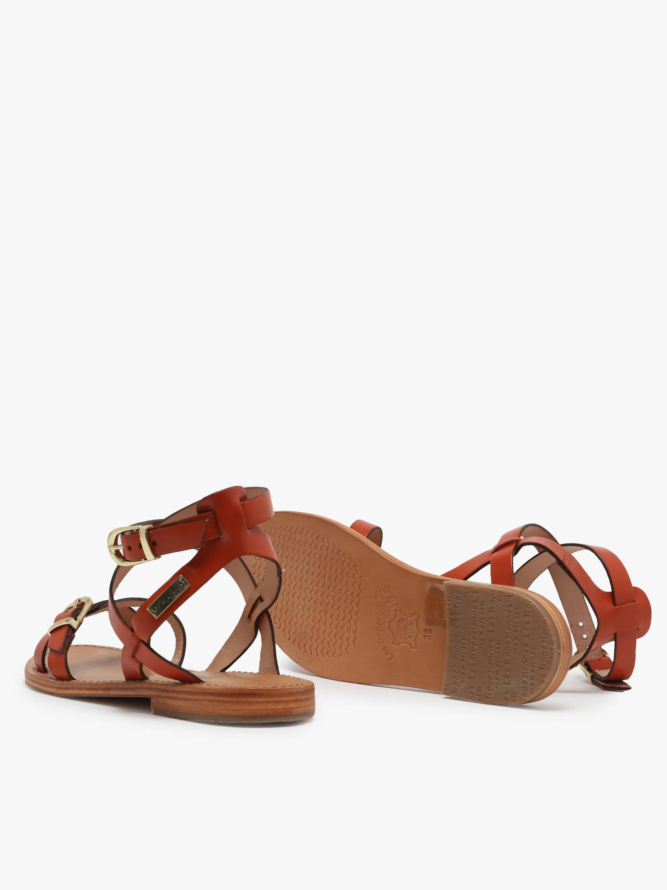 Sandales Hepana en cuir LES TROPEZIENNES