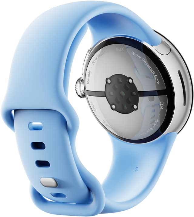 Google Pixel Watch 2 LTE (sølv/himmelblå)