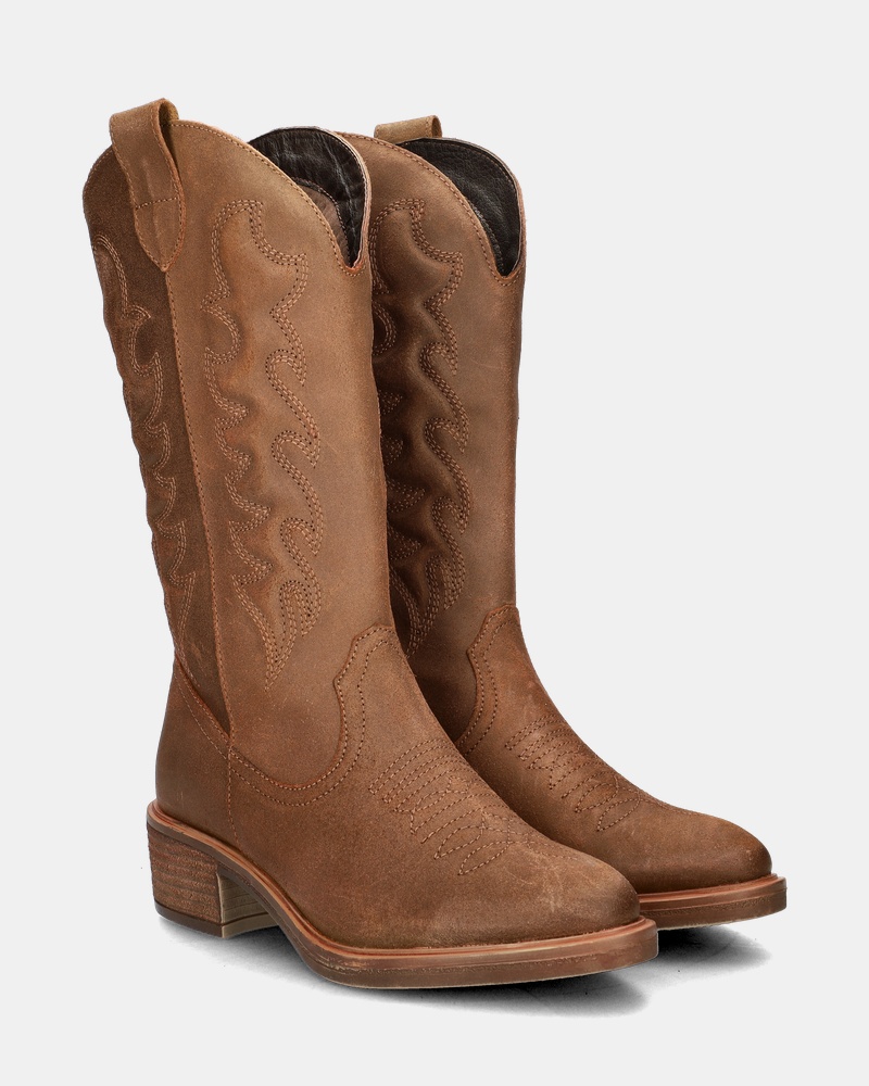 Nelson Cowboylaarzen  - beige