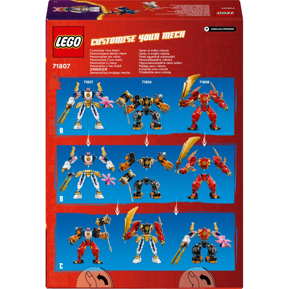 LEGO NINJAGO 71807 Dragons Rising Soras Elementar-Tech-Mech-Set