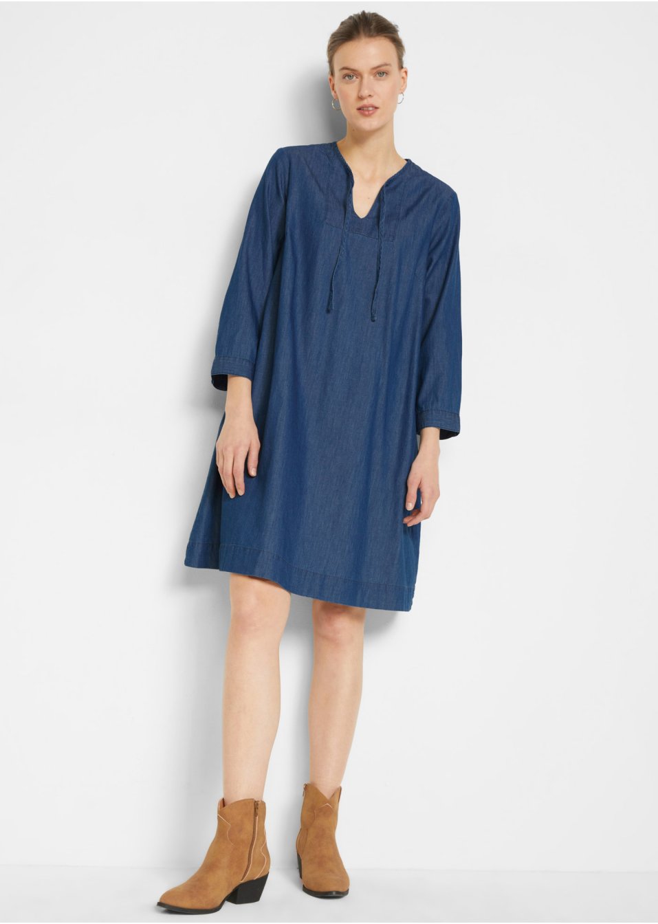 Robe en jean avec poches