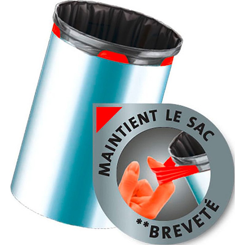 Sacs poubelles Swirl avec liens de fixation élastique