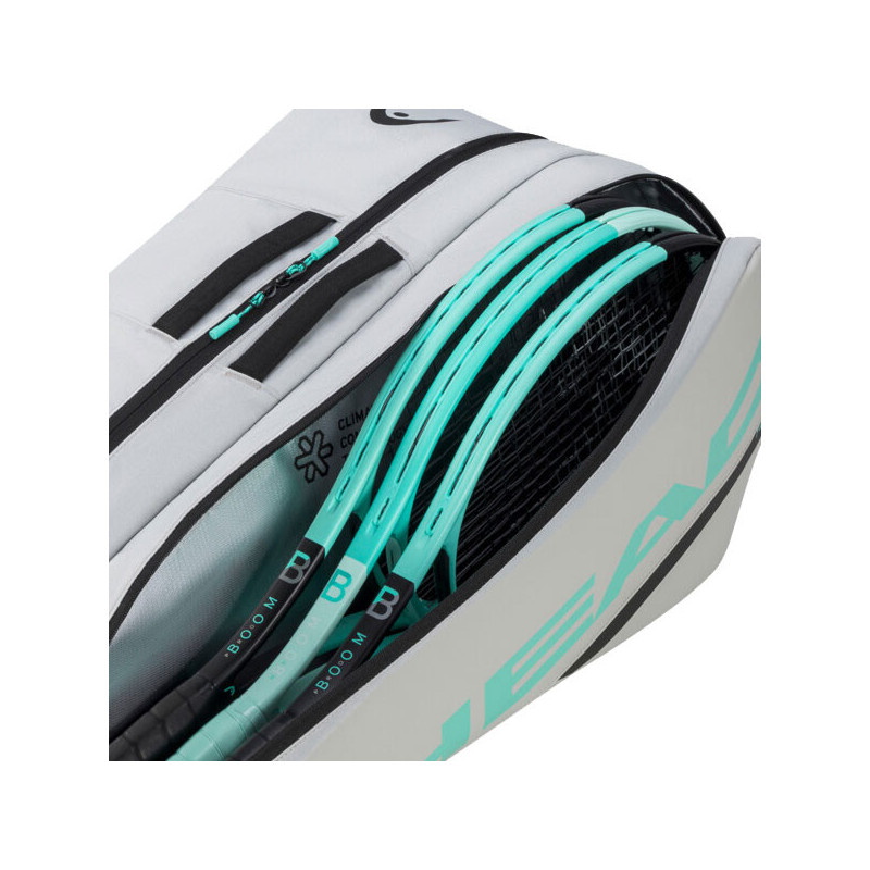 Sac de tennis Head Thermobag 9 Tour L gris-vert