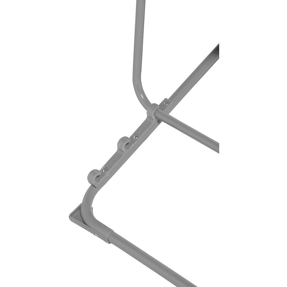 Chilienne Garden pliante avec têtière 3 positions grise