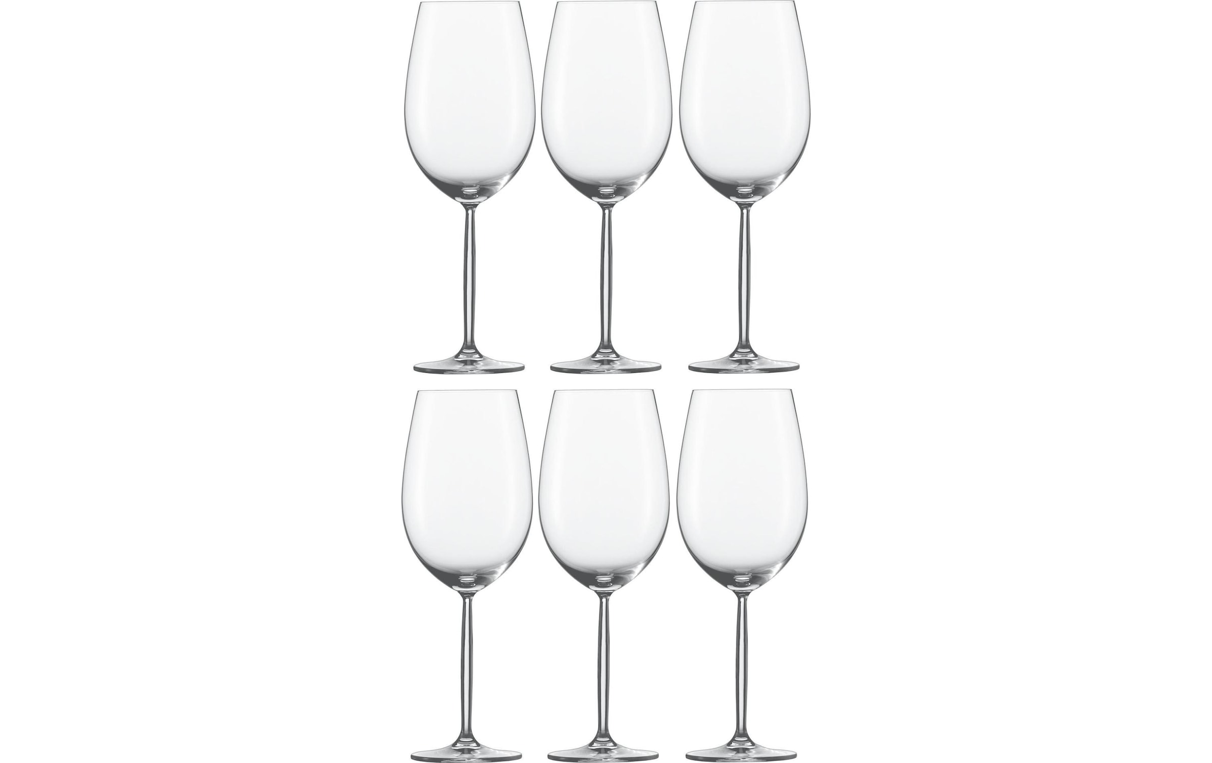 SCHOTT-ZWIESEL Rotweinglas »Diva 7,7 dl, 6 Stück, Transparent« 6 teilig