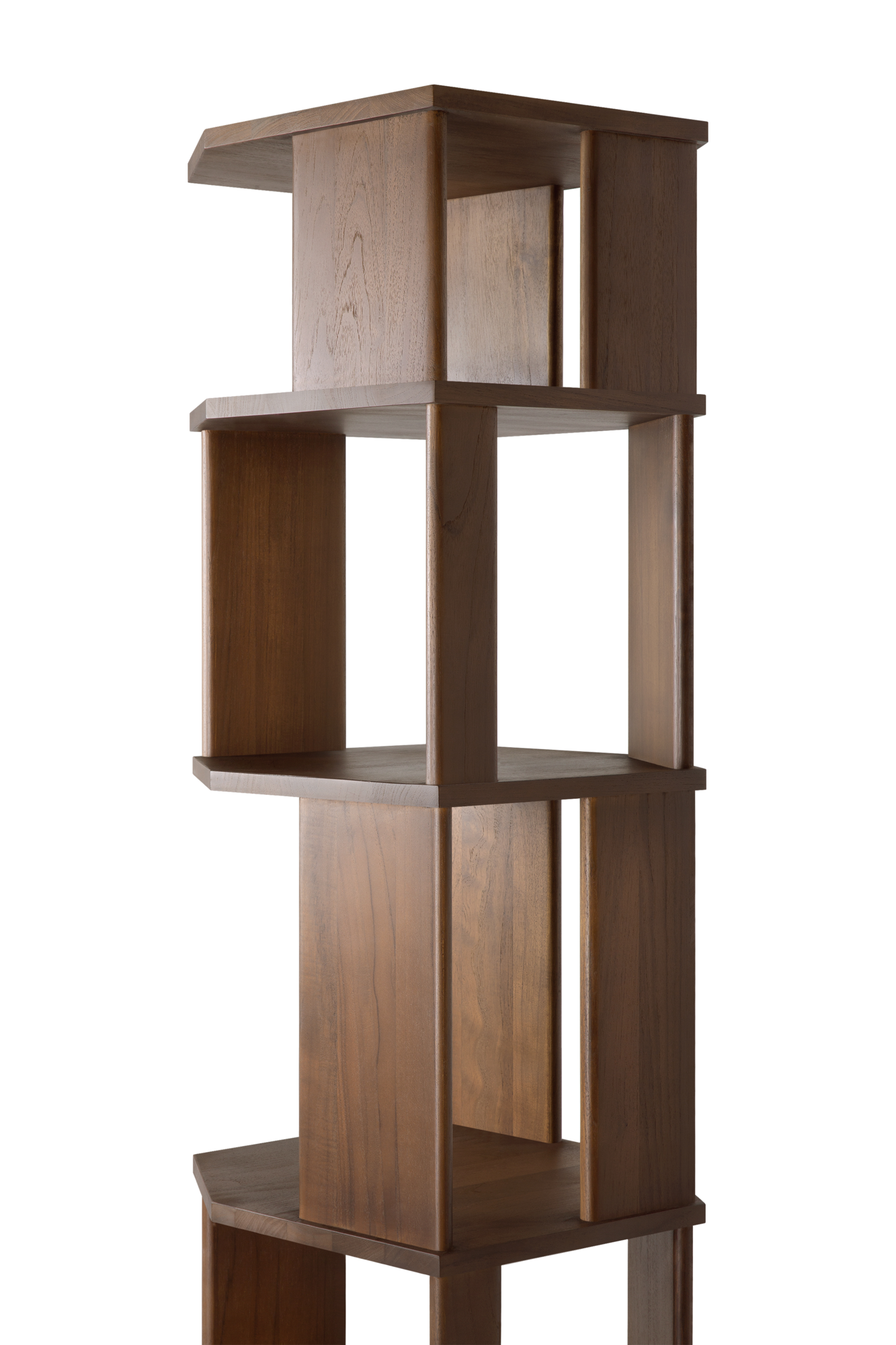 Ethnicraft - Stairs kast - bruin teak - gelakt - 45x46x204