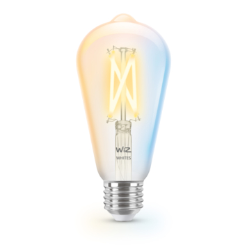 WiZ Connected LED edison E27 60W filament helder koel tot warmwit licht dimbaar