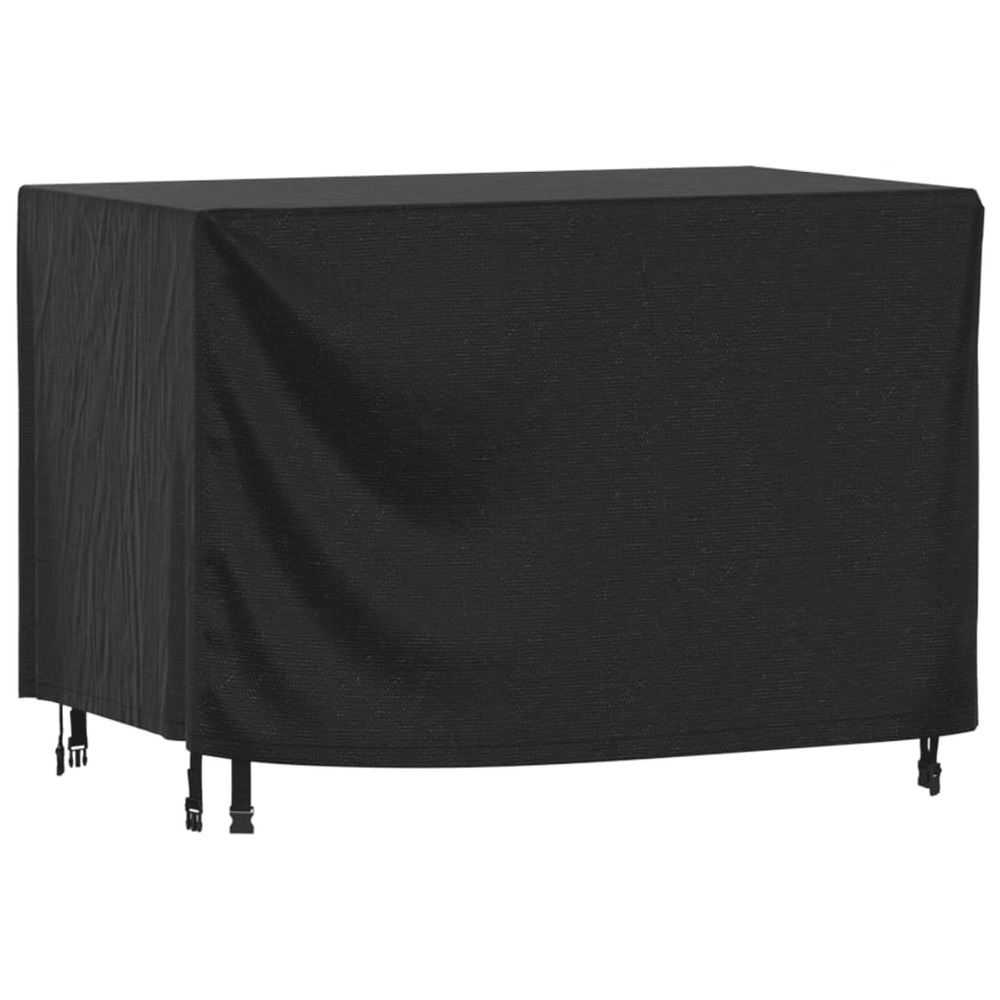 Housse de salon de jardin noir 140x70x90 cm imperméable 420d