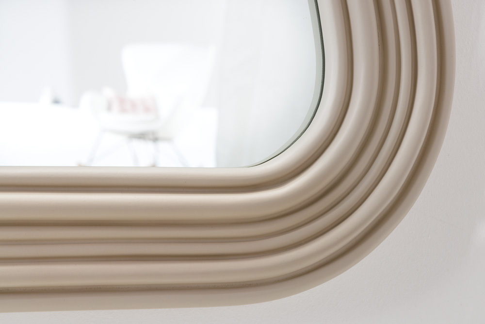 Design Wandspiegel ALICE II 100cm pastell greige