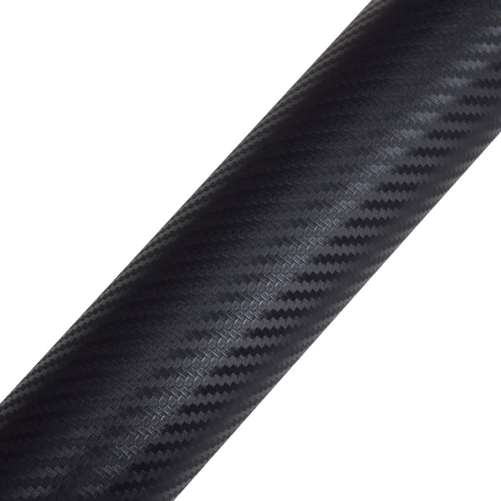 vidaXL 3D Auto Wrap, Zwart, 100x150 cm