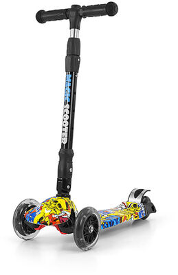 Milly Mally Magic Scooter Sparkesykkel Graffiti