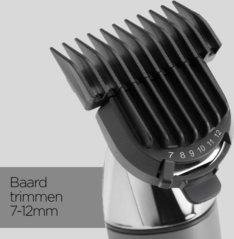 BaByliss - Super X Metal Beard Trimmer - Ontharingsapparaat - Zwart - Metalen Handgreep
