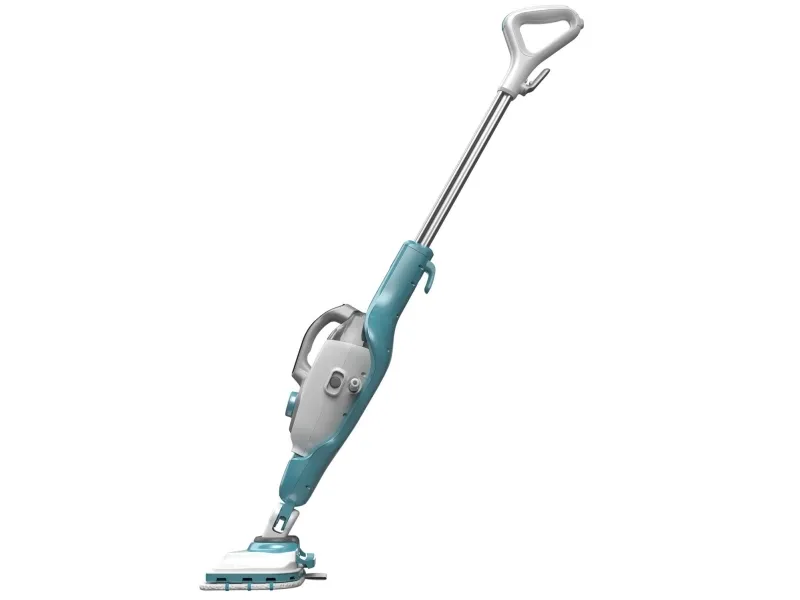 Dampmoppe 1600W 2-i-1 dampmoppe med delta-hoved
