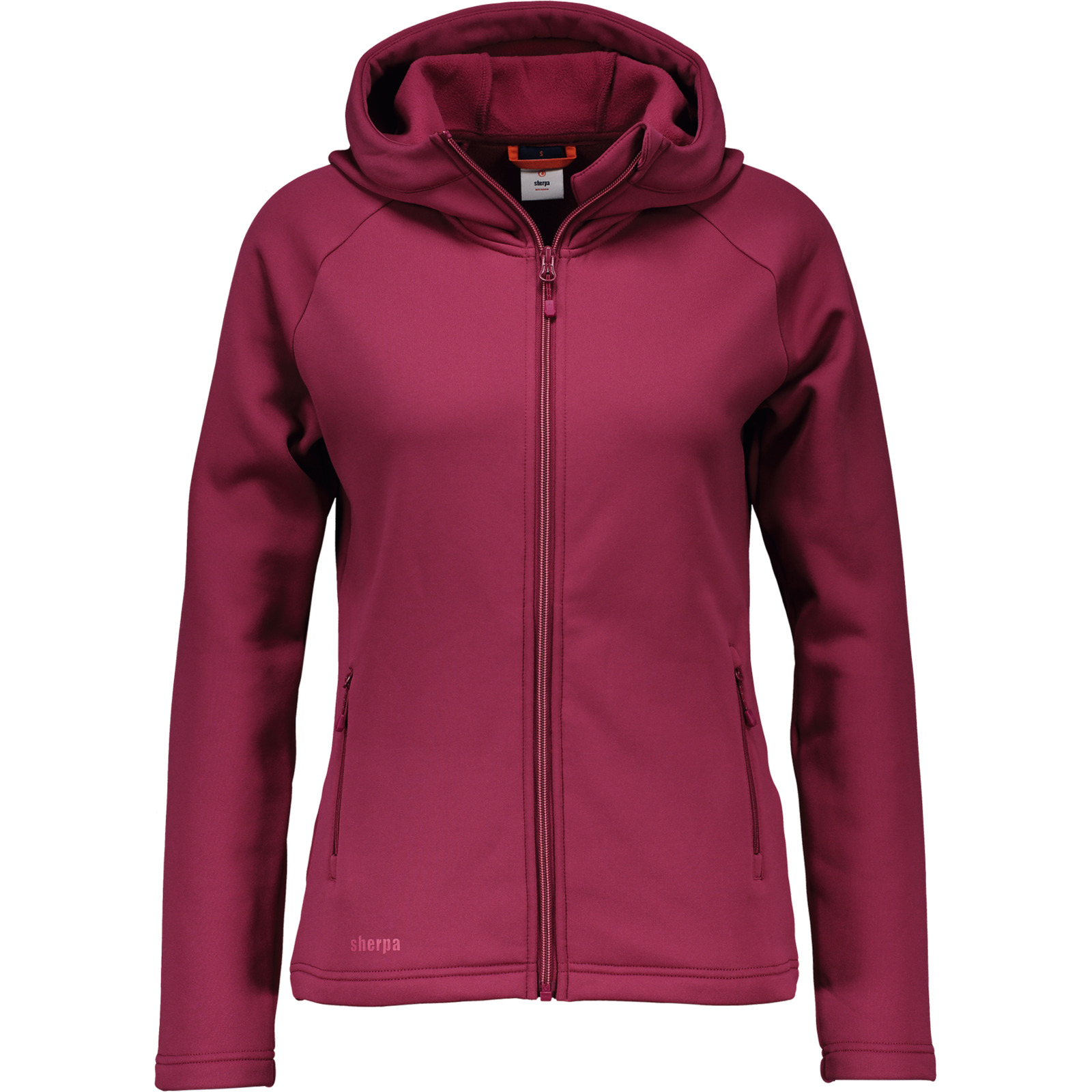 Sherpa Damen-Fleecejacke Jigten stretch S, himbeer