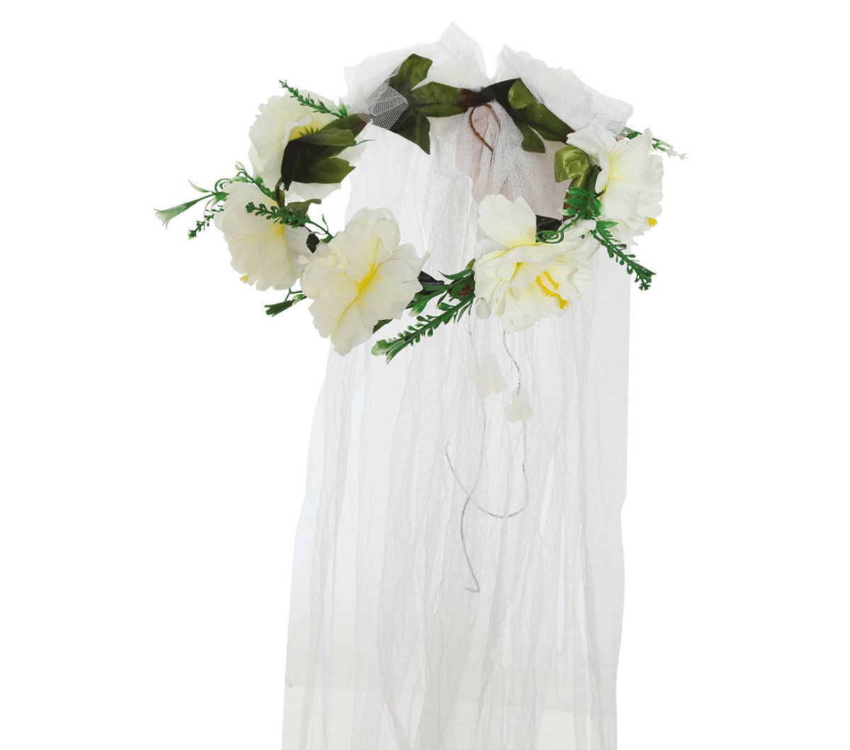 Tiara Bloemen Sluier