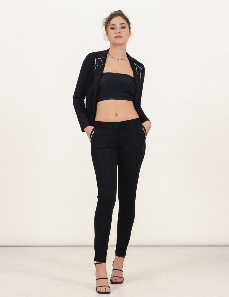 HBT EUPHORIA |  PANTALON FEMME CHRISTINA NOIR