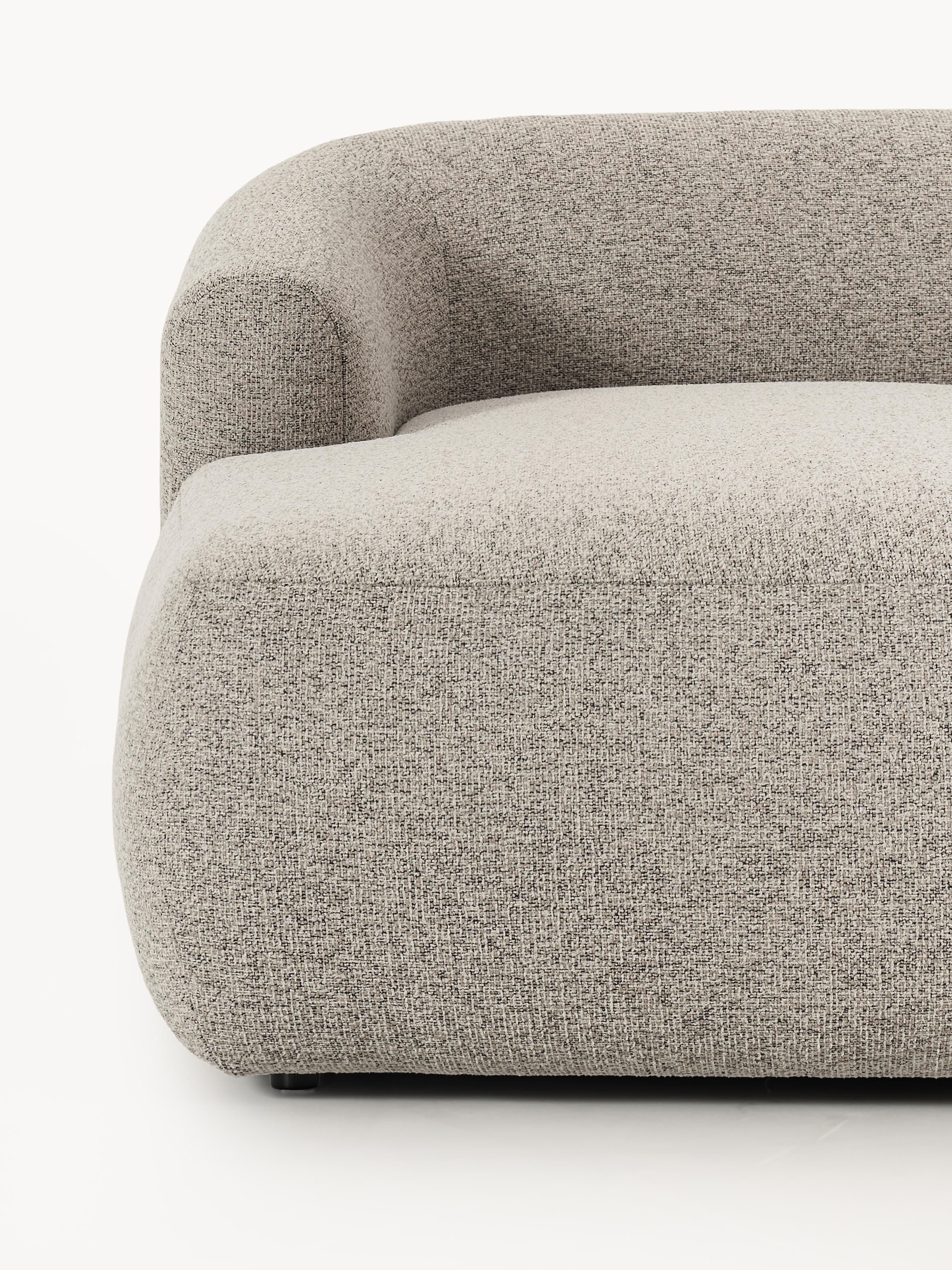 Bouclé ottomane hoekmodule Sofia