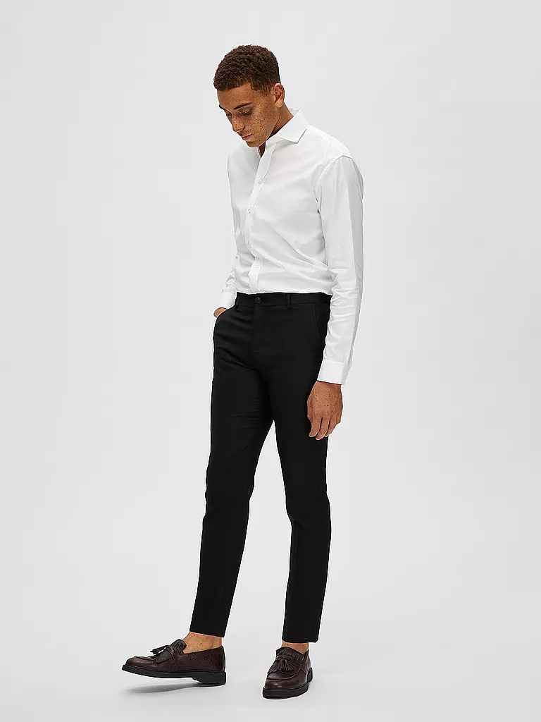 SELECTED Anzughose SLHSLIM schwarz