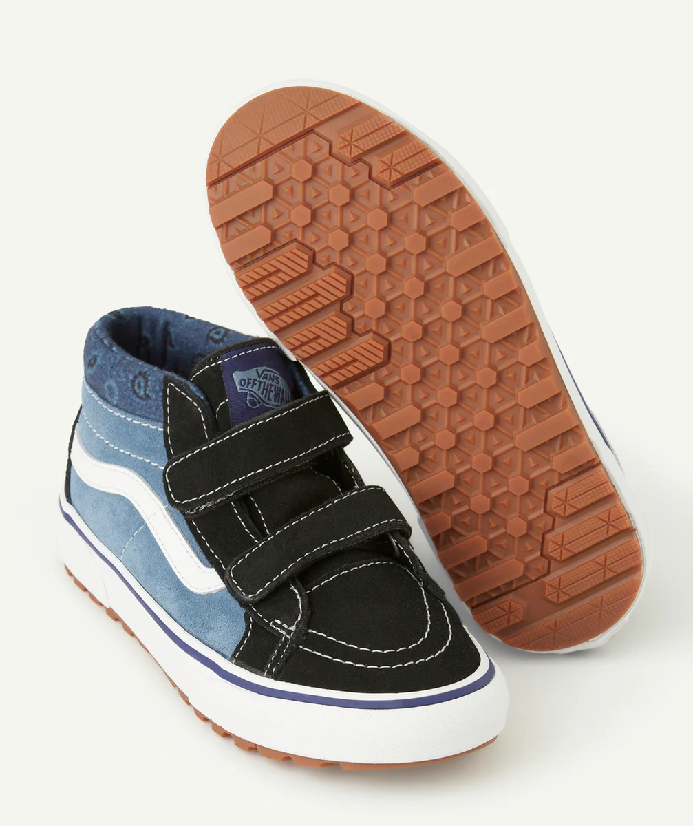 VANSBASKETS MI-MONTANTES BLEU ET NOIR SK8 REISSUE V