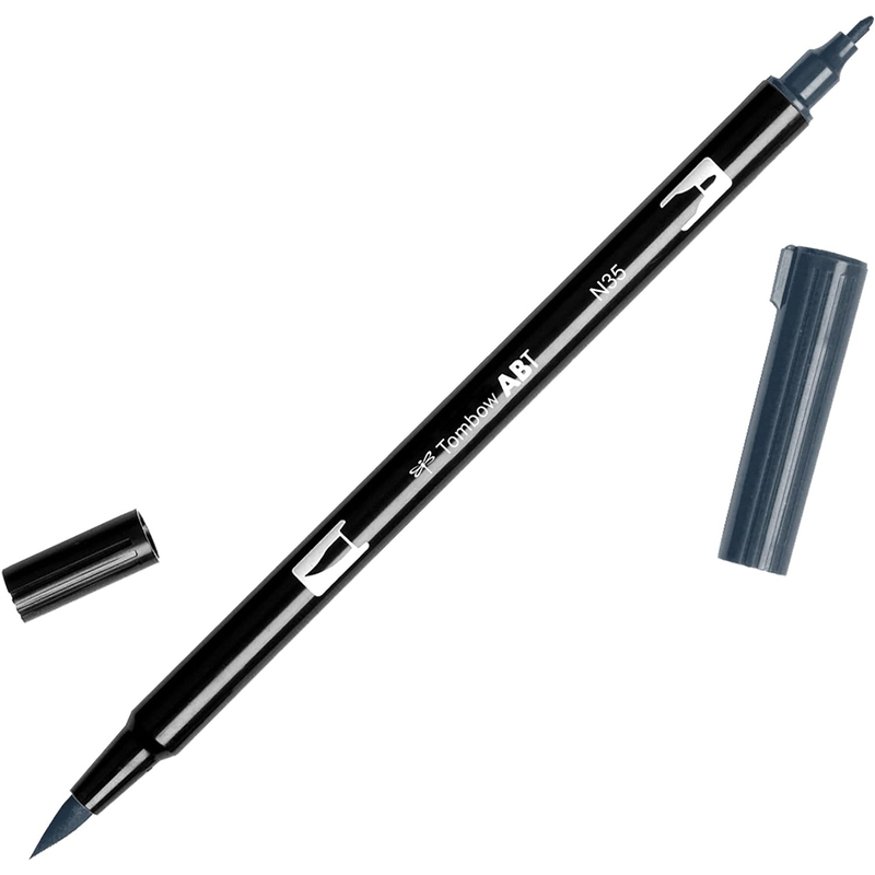 Tombow Pinselstift Dual Brush Pen ABT, N35 - cool gray 12