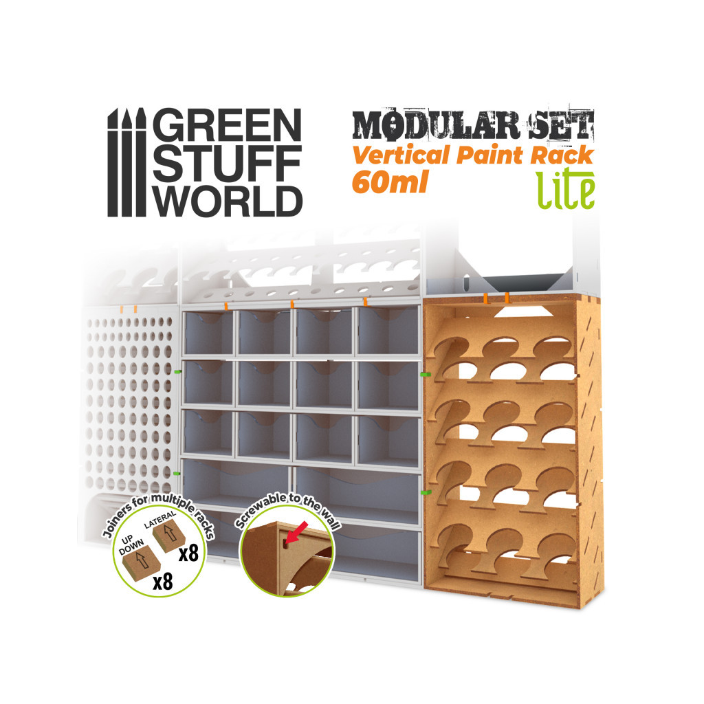 Présentoir Modulaire Vertical pour Peintures (60ml)