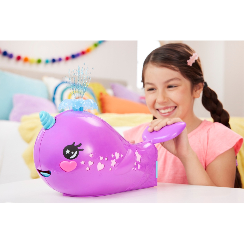 Polly Pocket Glitzerbucht-Abenteuer-Narwal-Spielset