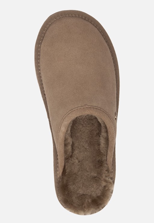 Warmbat Classic Pantoffels groen Suede