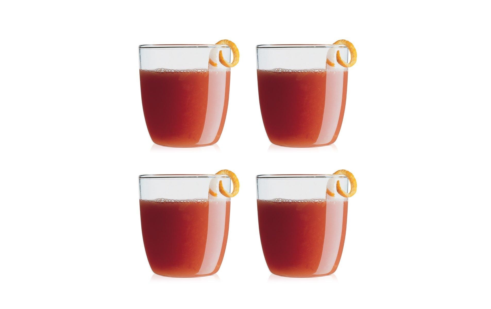 Bodum Trinkflasche »Kvadrant 4-teilig 0.2 l«
