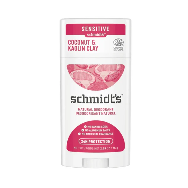 Schmidt's Déodorant Stick Kaolin et Noix de coco 58 ML