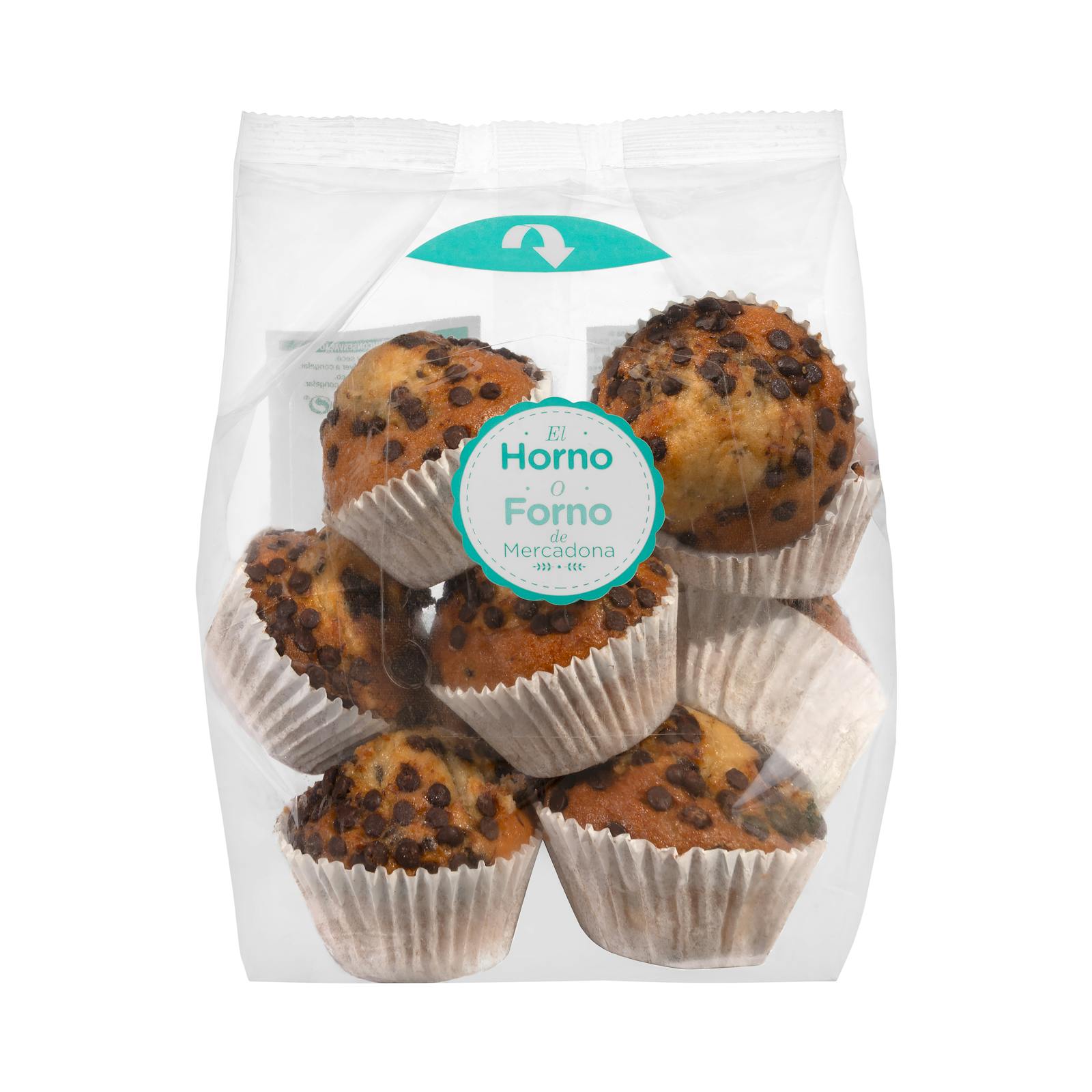 8 muffins aux pépites de chocolat