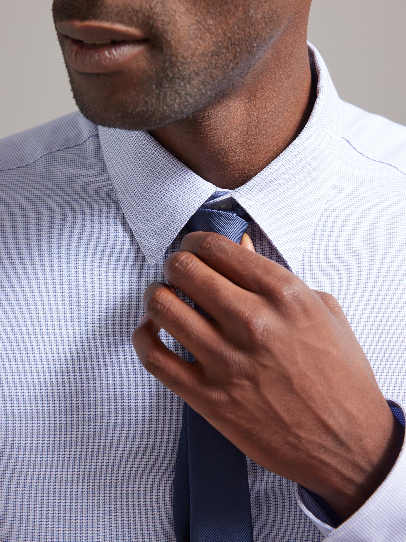 Chemise micro-motifs regular fit homme non iron