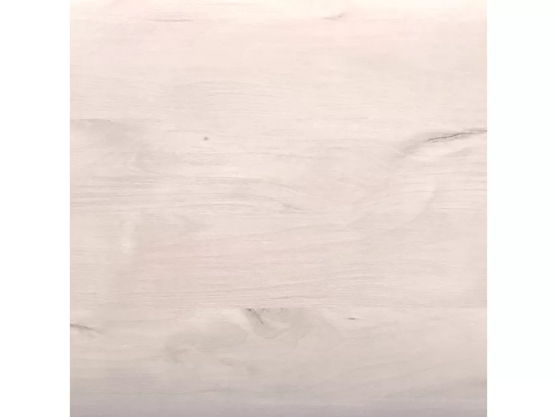 Mange-debout 60 x 60 cm - modèle Round pied blanc chêne bosco