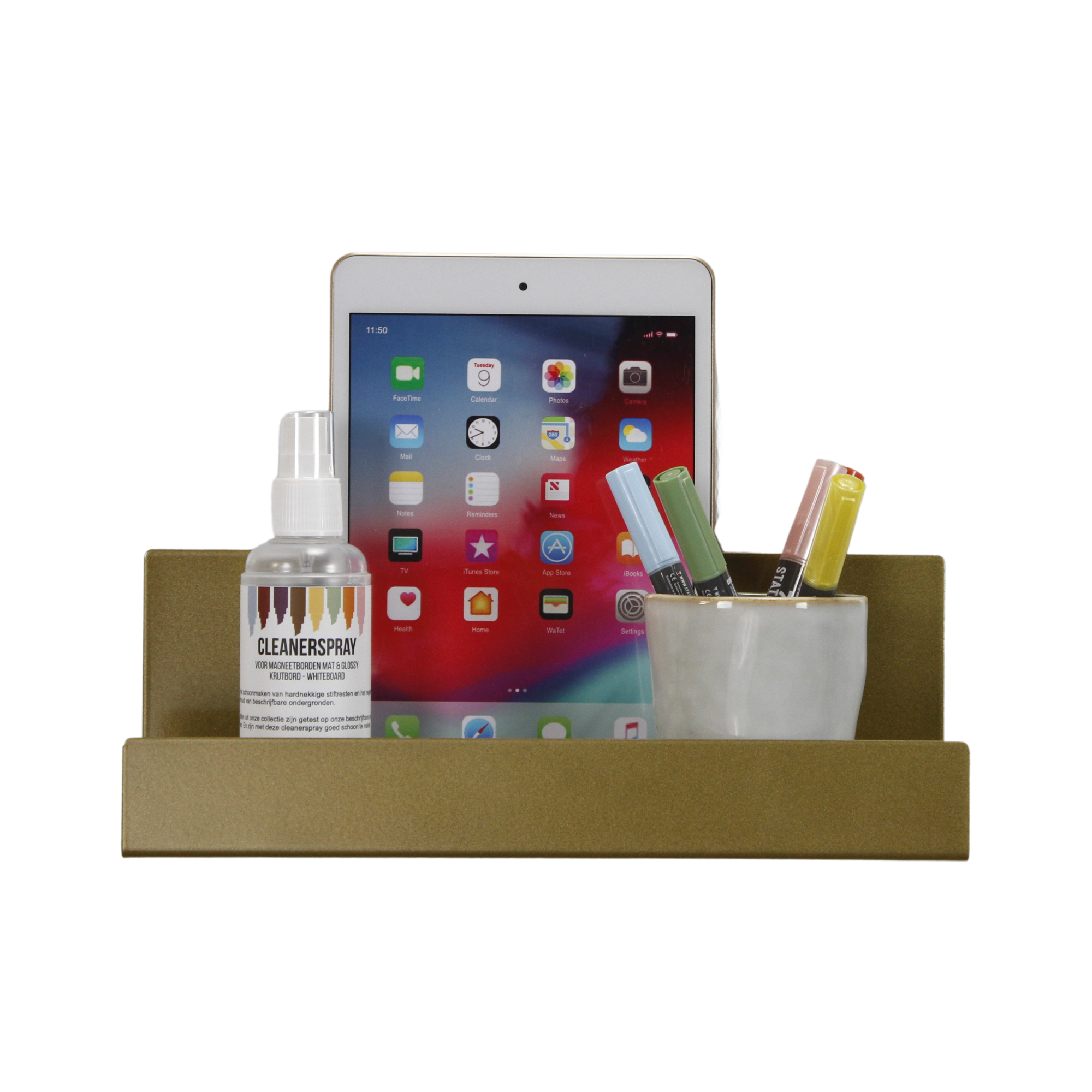 Magnetische boekenplank medium goud