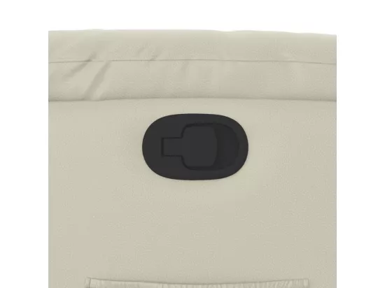 Fauteuil inclinable Crème Similicuir