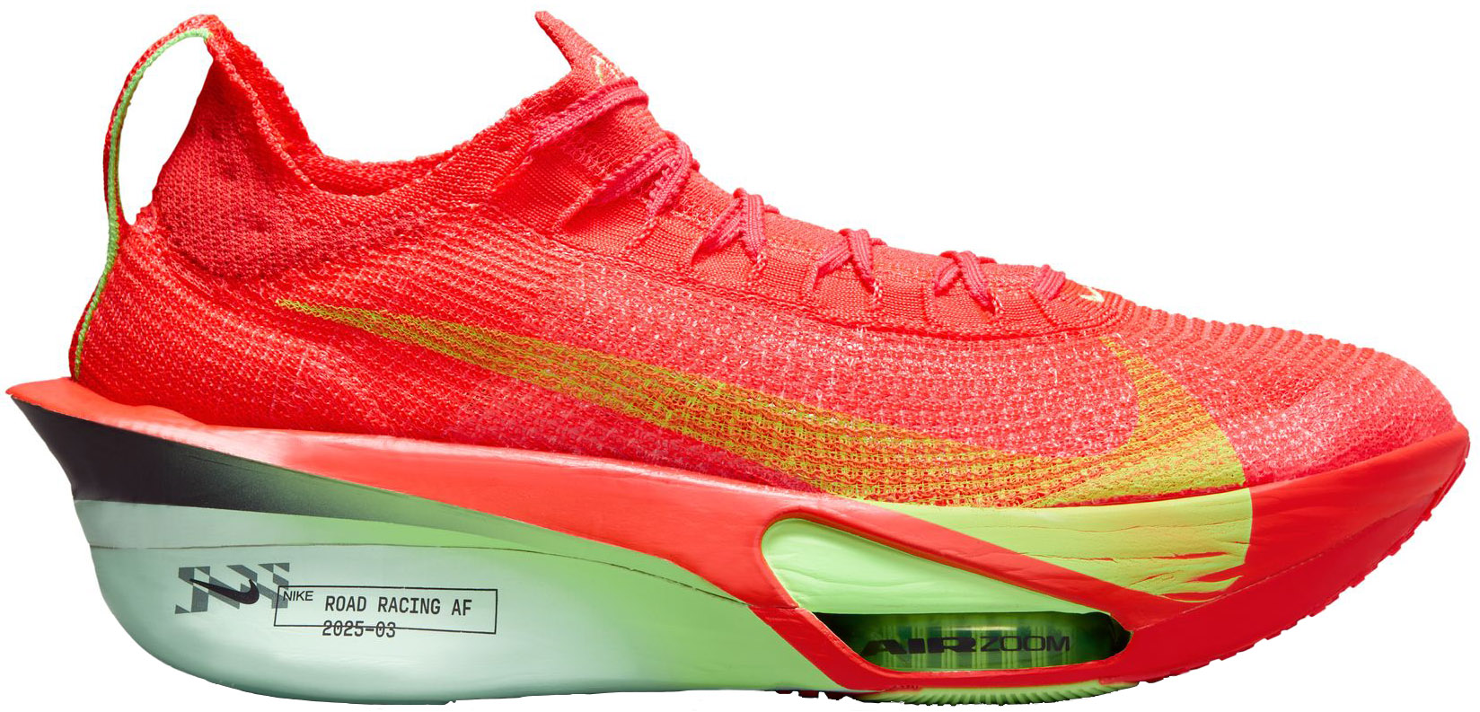 Alphafly 3 Herre 600/Bright Crimson/Lime Blast/Mint Foam/Cave Purple