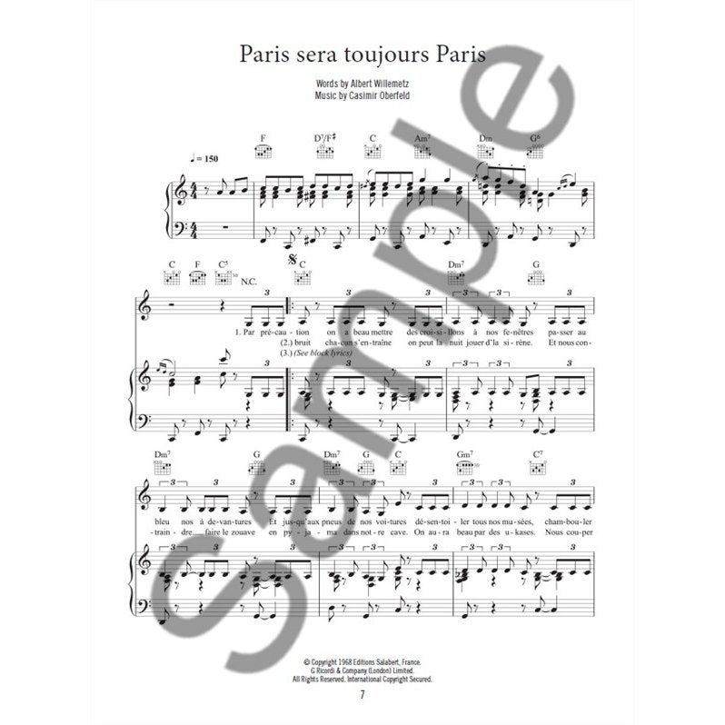 Wise Publications - Zaz - Paris (PVG)