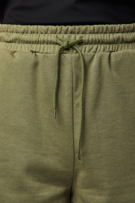 Pieces groene dames korte broek