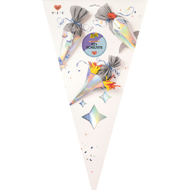 Folia Schultüte-Bastelset, Space School