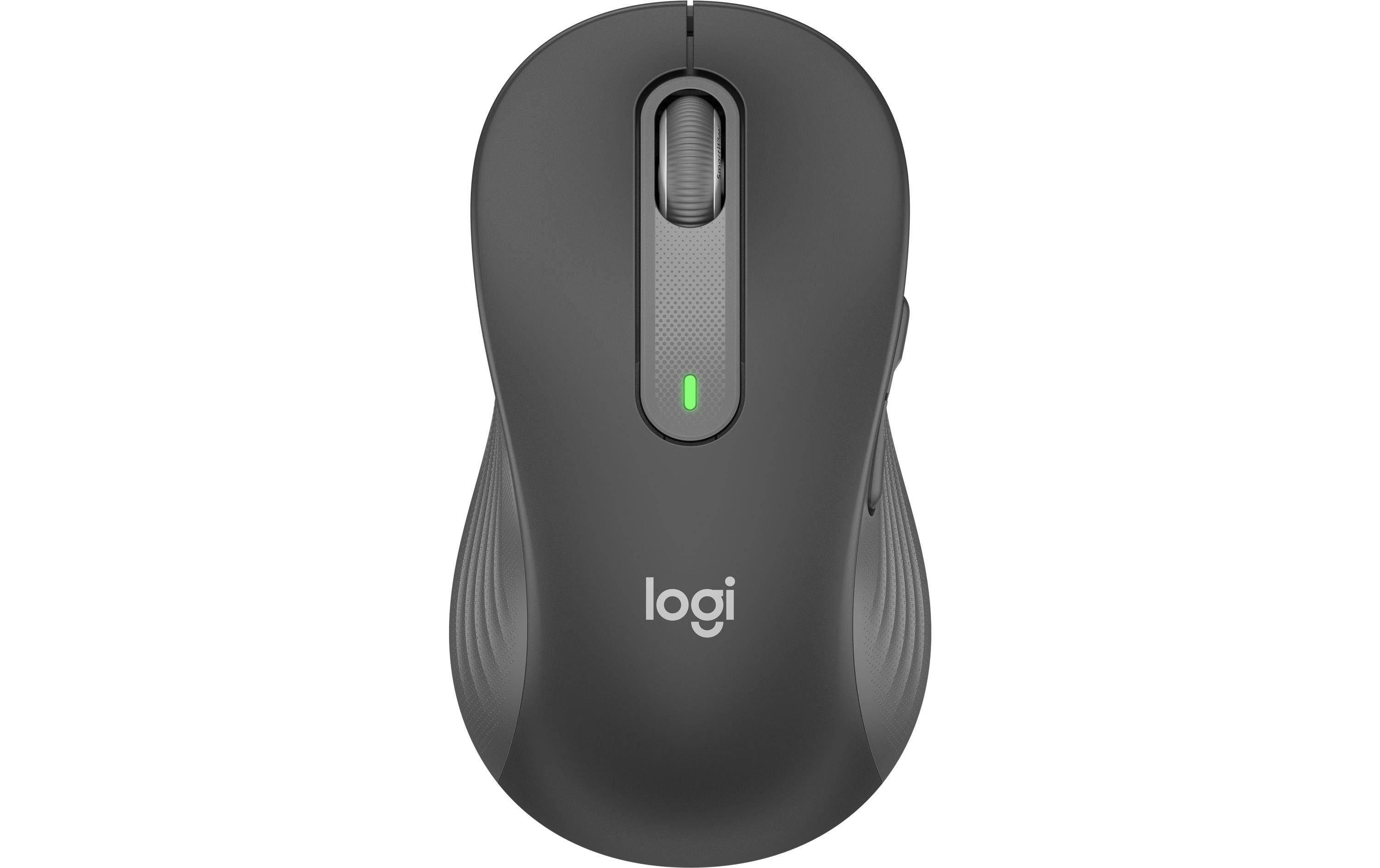 Maus Signature M650 L left GraphitePräzise Wireless-Maus mit «Logitech SilentTouch»-Technologie