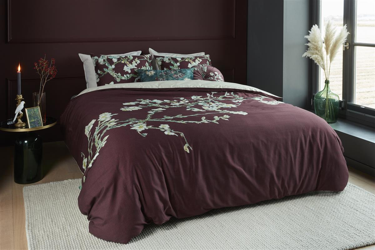 Bettwäsche BLOSSOM Satin 135x200 cm, mit 1 Kissen