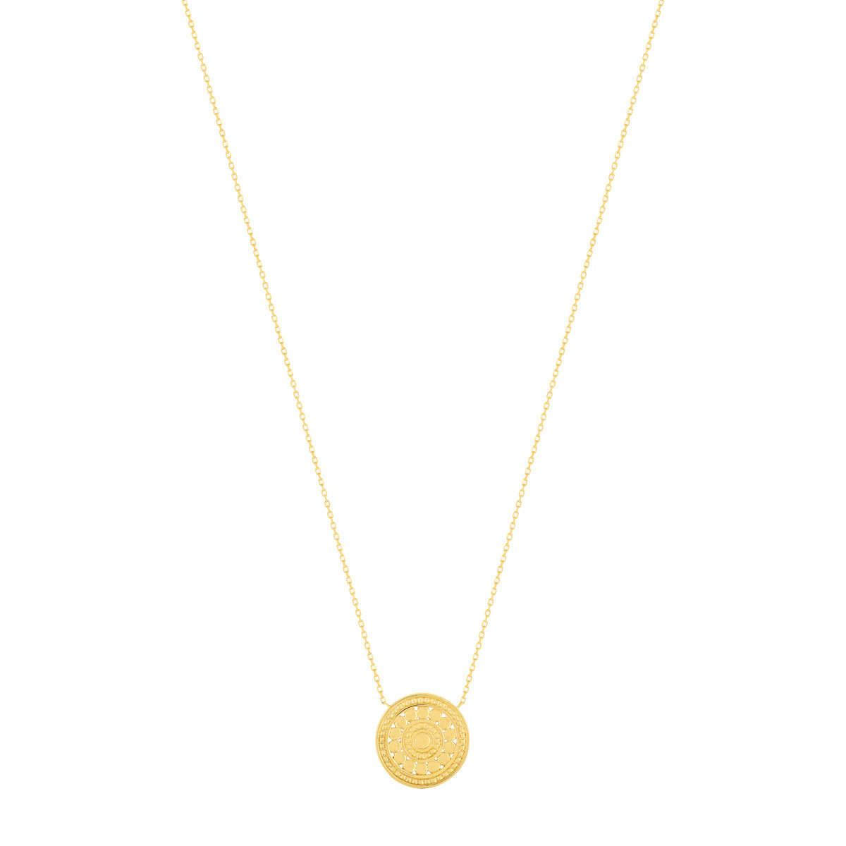 Collier plaque or medaille